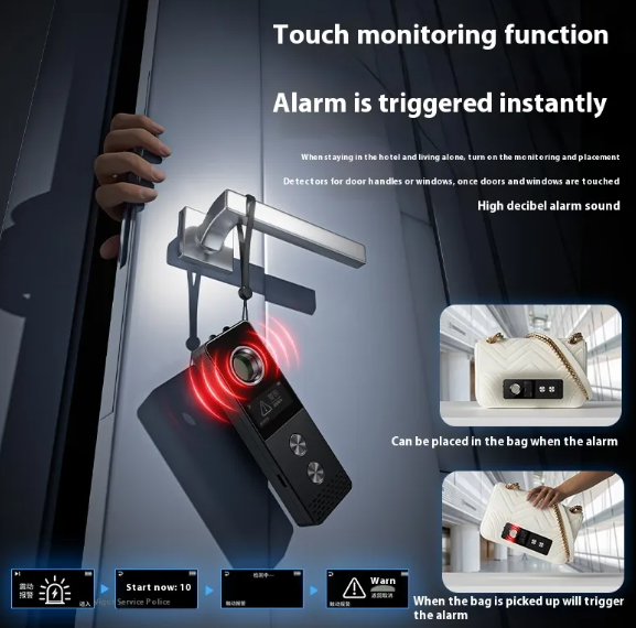 AI Intelligent Strong Magnetic Signal Detector (Black)