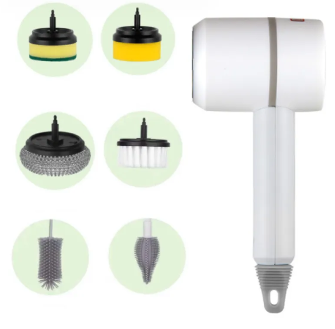 Electric Multi-Head Cleaning Brush