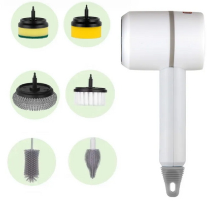 Electric Multi-Head Cleaning Brush