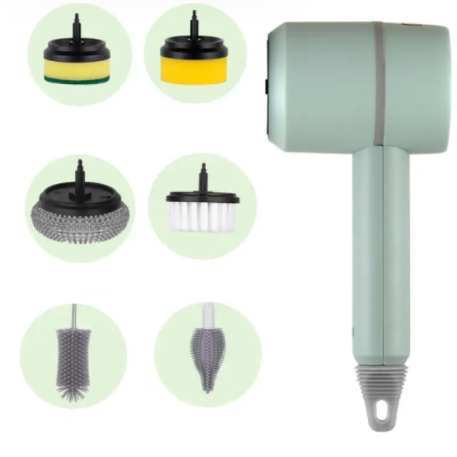 Electric Multi-Head Cleaning Brush