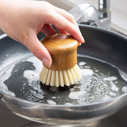 Bamboo Handle Kitchen Cleaning Brush
