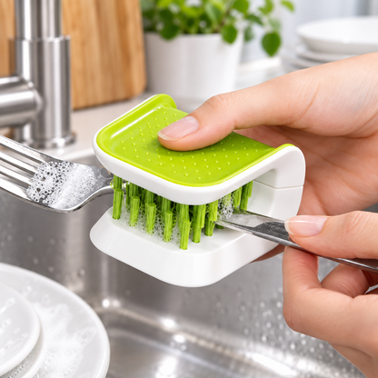 Double-Sided Kitchen Cleaning Brush