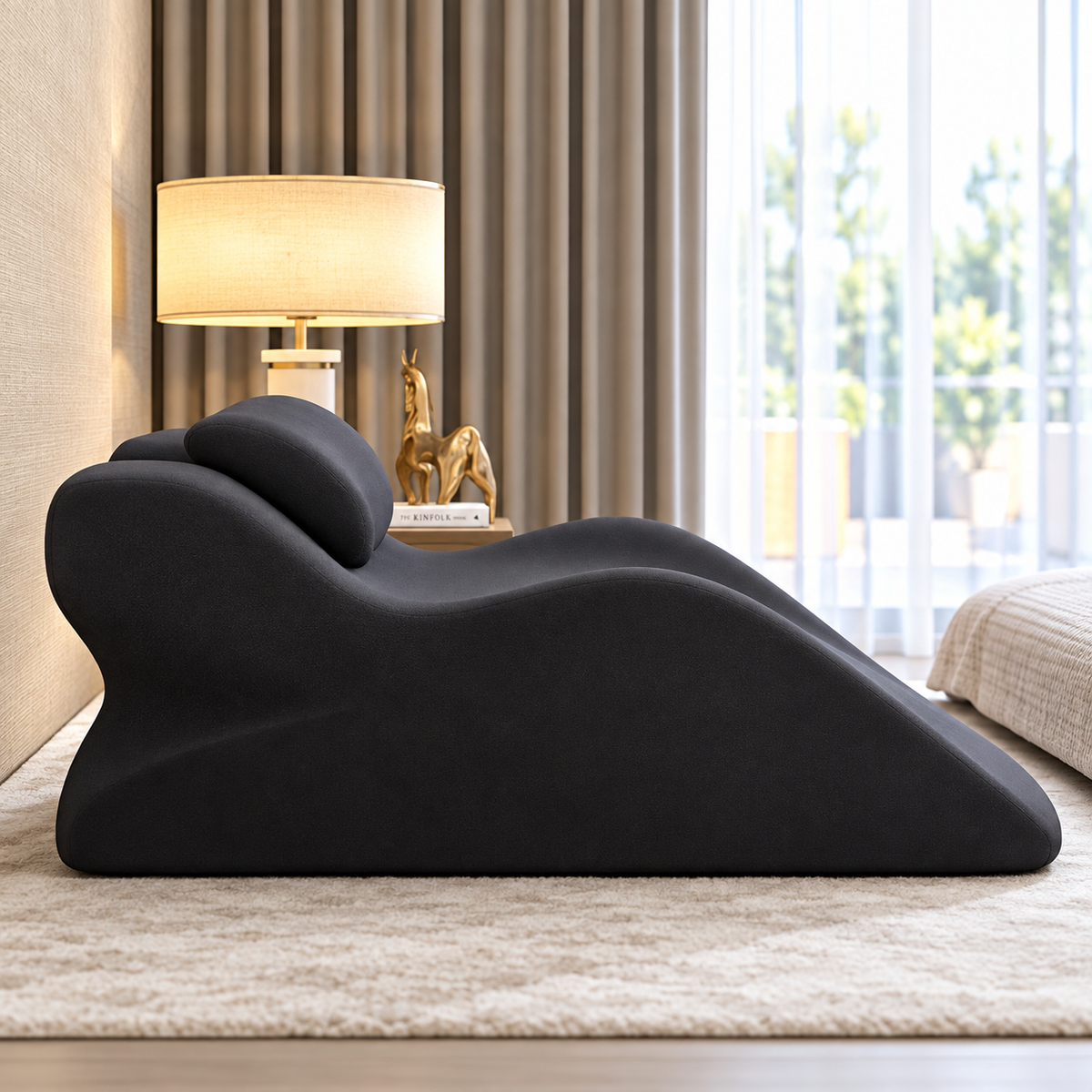 Ergonomic Stomach Sleeper Support Pillow