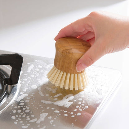 Bamboo Handle Kitchen Cleaning Brush