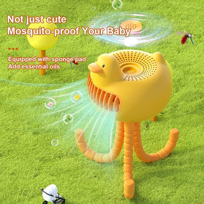 Duck-Shaped Portable Stroller Fan
