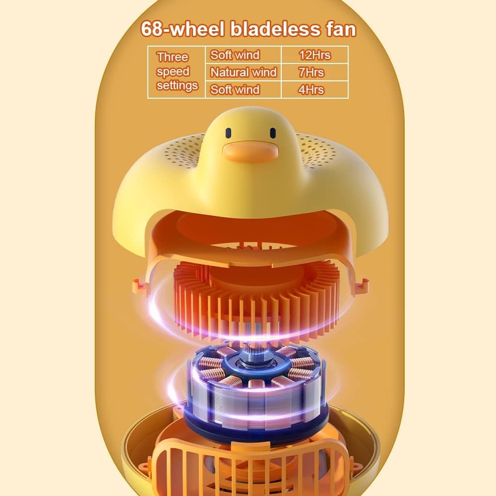 Duck-Shaped Portable Stroller Fan