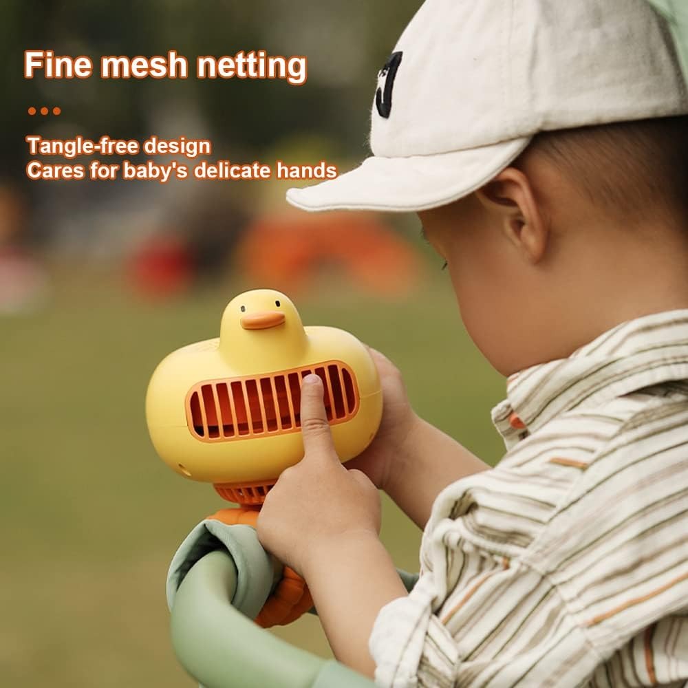 Duck-Shaped Portable Stroller Fan